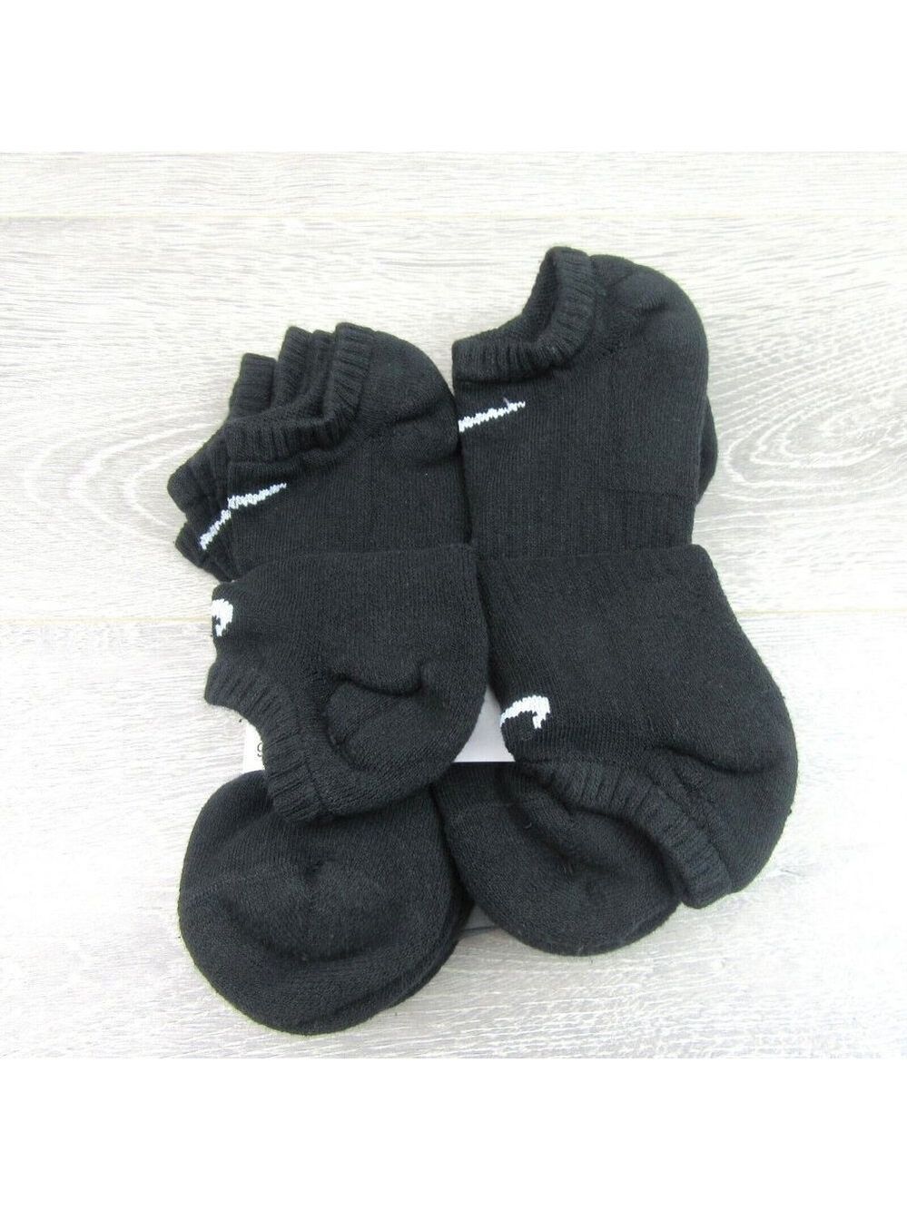 Nike Everyday Cushion No Show Socks 6 Pack Mens Size 8-12 Black NEW - Picture 5 of 8